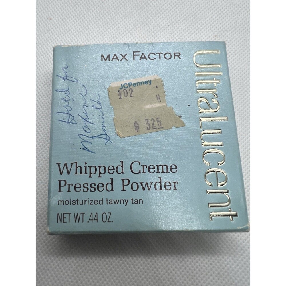 Max Factor UltraLucent Whipped Creme Pressed Powder-VTG 70/80s Formula-Tawny Tan